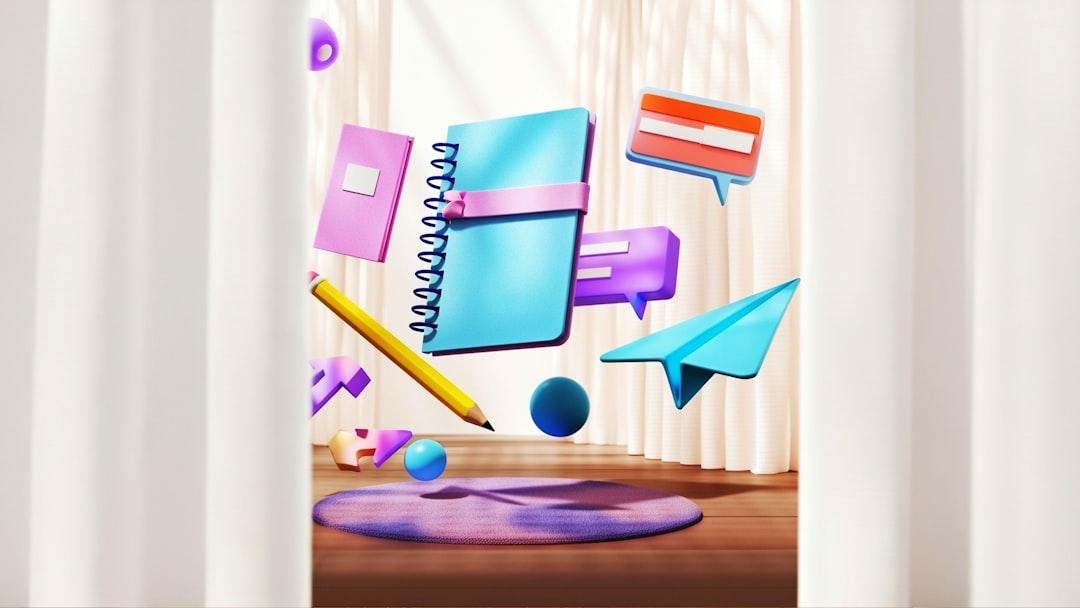 Ilustração representando estudo e desenvolvimento